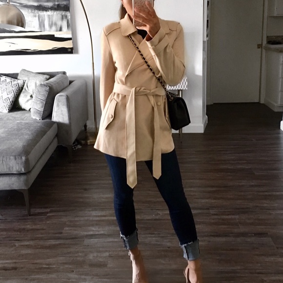 MELISSA BEIGE TRENCH COAT - Picture 2 of 6